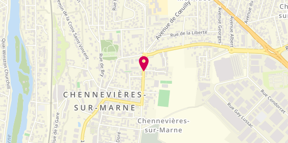 Plan de ALLOUL Agnès, 76 Rue Aristide Briand, 94430 Chennevières-sur-Marne
