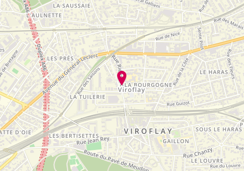 Plan de NANCY Isabelle, 17 Rue Rieussec, 78220 Viroflay