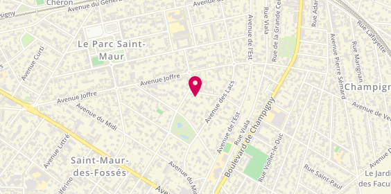 Plan de BEUREL Thierry, 4 avenue du Buisson, 94100 Saint-Maur-des-Fossés