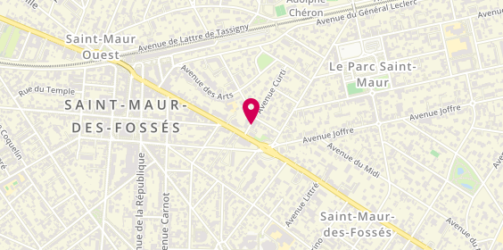 Plan de AUGEREAU Mathilde, 4 Bis Avenue de Curti, 94100 Saint-Maur-des-Fossés
