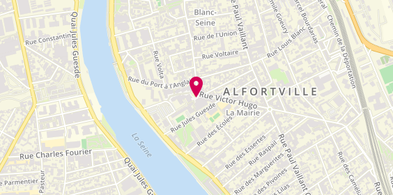 Plan de BONNEAU HIEGEL Véronique, 5 Place S Allende, 94140 Alfortville