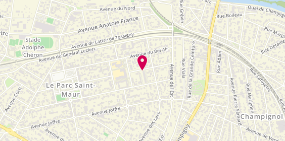 Plan de LECOQ Nathalie, Bâtiment 2
6 Avenue du Colisee, 94100 Saint-Maur-des-Fossés