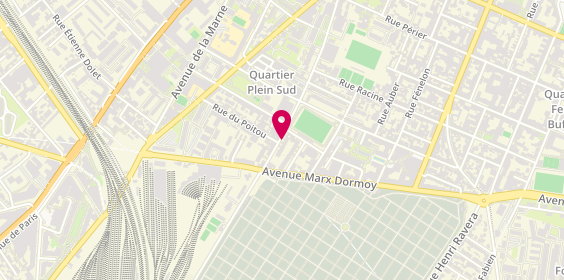 Plan de SUAUDEAU Edmée, 163 Rue Maurice Arnoux, 92120 Montrouge