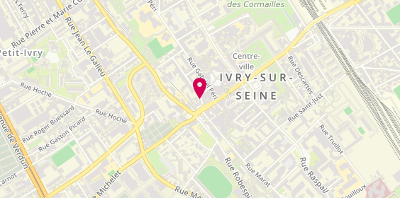 Plan de BOISSON Catherine, 1 Bis Rue Louis Rousseau, 94200 Ivry-sur-Seine
