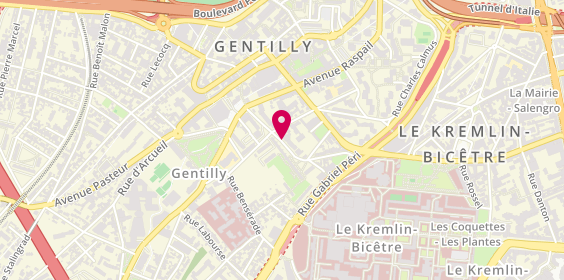 Plan de BLIN Domitille, 25 Rue de la Div Leclerc, 94250 Gentilly