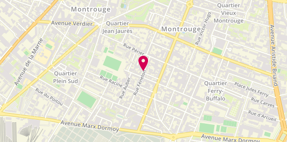 Plan de VEGA Monique, 20 Rue Fénelon, 92120 Montrouge