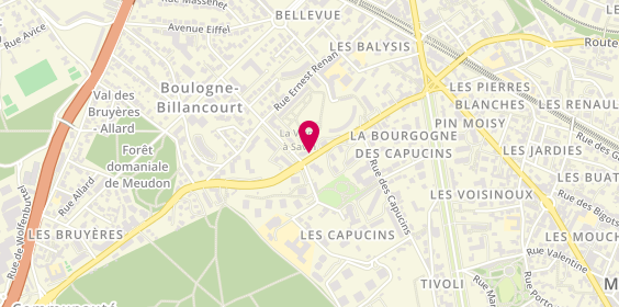 Plan de DEMOUY Julie, 62 Bis Route des Gardes, 92190 Meudon