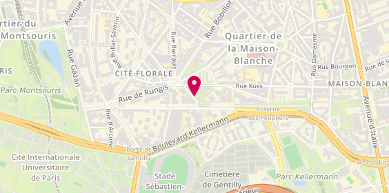 Plan de MOREAU Chloé, Cabinet Annie Seng
6 Square Albin Cachot, 75013 Paris