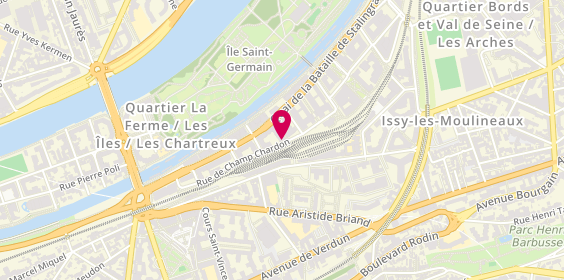Plan de DEGAY Solène, 28 Rue Champs Chardon, 92130 Issy-les-Moulineaux