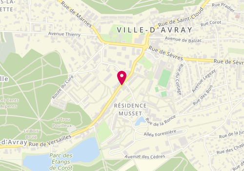Plan de GIRY Lucile, 17 Rue de Versailles, 92410 Ville-d'Avray