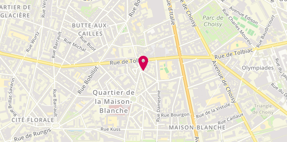 Plan de LAHAIX COGNET Marie Laure, Scm Paramedico 13
18 Rue Ernest & Henri Rousselle, 75013 Paris