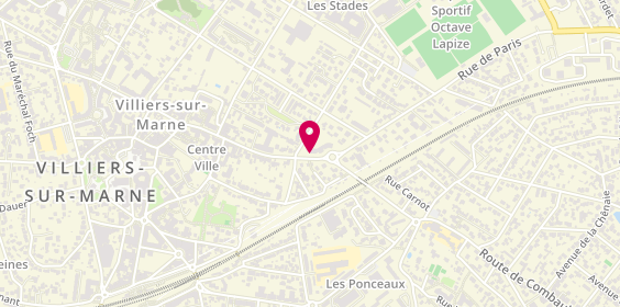 Plan de LE RAY OUBRAYRIE Christiane, 145 Bis Rue du Général de Gaulle, 94350 Villiers-sur-Marne