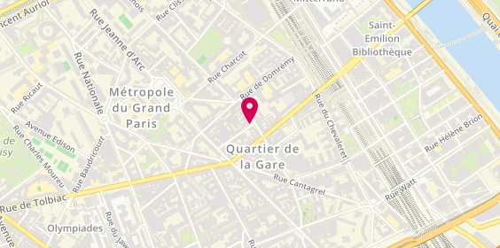 Plan de PENIGAULT Philippe, 2 Rue de Reims, 75013 Paris