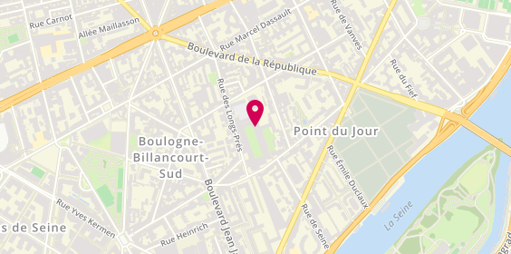 Plan de BAUDRY Clémence, 9 Place Corneille, 92100 Boulogne-Billancourt