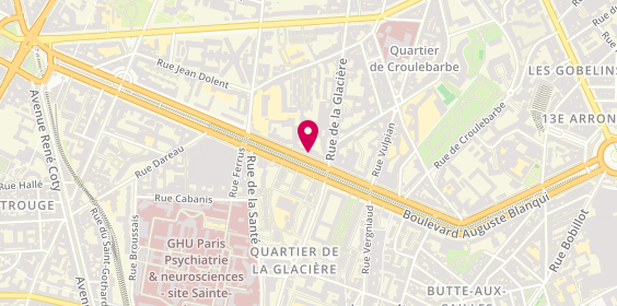 Plan de MEFFERT Renaud, 110 Bis Boulevard Auguste Blanqui, 75013 Paris