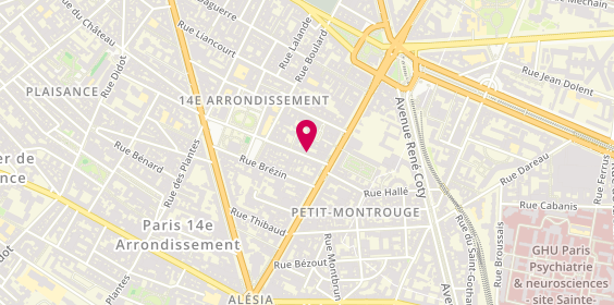 Plan de LIETAR Clémence, 8 Rue Mouton Duvernet, 75014 Paris