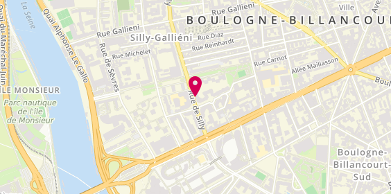 Plan de SCHNEIDER Clémence, 153 Ter Rue de Silly, 92100 Boulogne-Billancourt