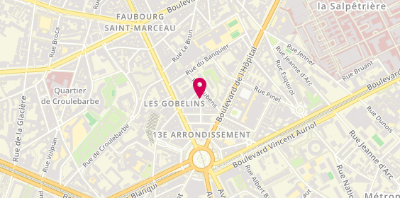 Plan de Yim Thévy, 4 Rue Primatice, 75013 Paris