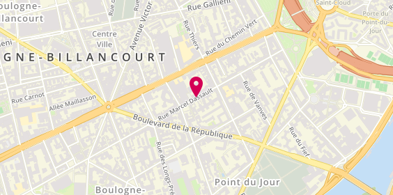 Plan de DURAZZO Marion, 85 Rue Marcel Dassault, 92100 Boulogne-Billancourt