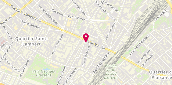 Plan de LAUNEY Morgane, 32 Rue de Vouille, 75015 Paris