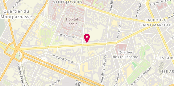 Plan de AVRILLAUD Dominique, 76 Boulevard Arago, 75013 Paris