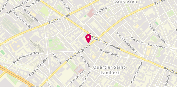 Plan de LABATUT Nadine, 332 Rue Vaugirard, 75015 Paris