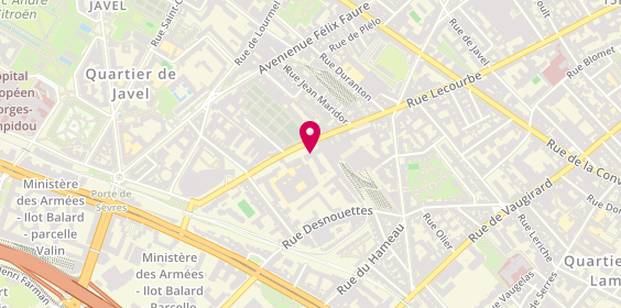Plan de ERNY Annabelle, 313 Rue Lecourbe, 75015 Paris
