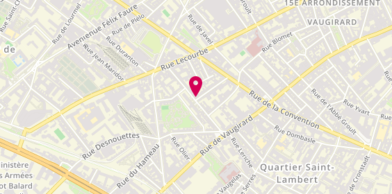 Plan de CAZALLE DE BREBISSON Catherine, Residence Saint Lambert
15 Rue Lakanal, 75015 Paris