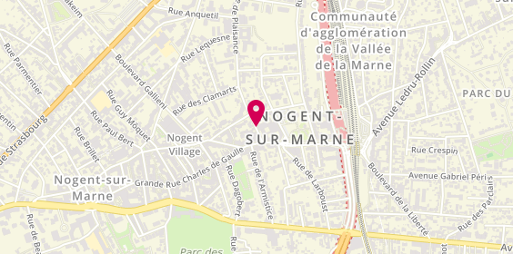 Plan de BREHERET Morgane, 6 Rue Plaisance, 94130 Nogent-sur-Marne