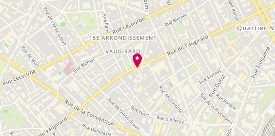 Plan de LE TORIELLEC Emmanuelle, 279 Rue de Vaugirard, 75015 Paris