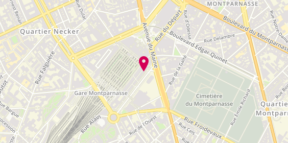 Plan de DI MAGGIO GOBET Marianne, 8 Rue du Cdt Rene Mouchotte, 75014 Paris