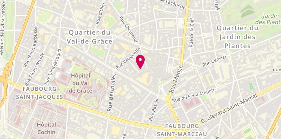 Plan de CABARET Sophie Anne, 16 Rue de l'Arbalete, 75005 Paris
