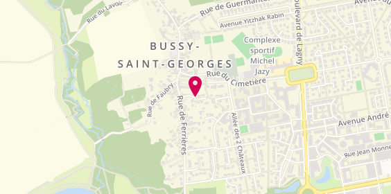 Plan de DUCHAUSSOY Estelle, 3 Allée du Champ Fleuri, 77600 Bussy-Saint-Georges