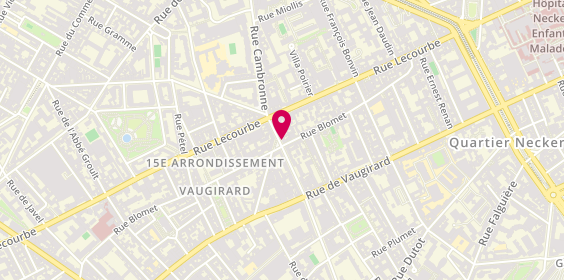 Plan de Frédérique Denis-GUEGAN, 5 Place General Beuret, 75015 Paris