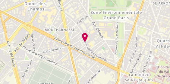 Plan de BAUDOUIN Véronique, 78 Rue Notre Dame des Champs, 75006 Paris
