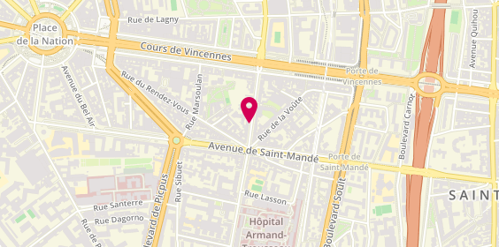 Plan de RAB Didier Simon, 65 avenue Du Dr Arnold Netter, 75012 Paris