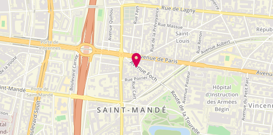 Plan de GARCIA Maud, 10 Avenue Foch, 94160 Saint-Mandé