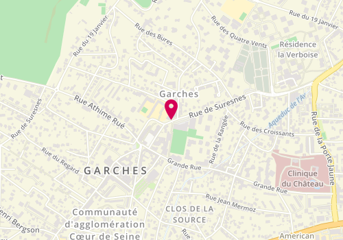 Plan de MEULNART Adeline, 15 Rue de Suresnes, 92380 Garches