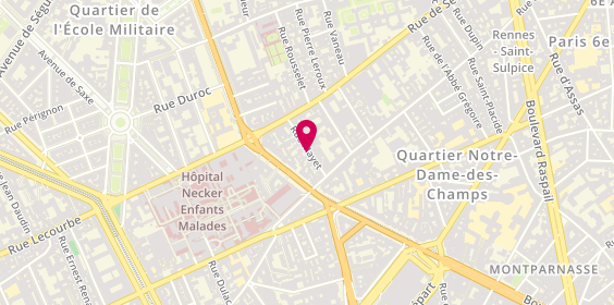 Plan de BARBIER LAMBERT Séverine, 16 Bis Rue Mayet, 75006 Paris