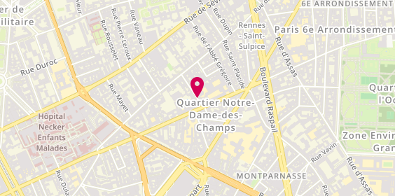 Plan de GENESTE REGNAULT Isabelle, 11 Rue Jean Ferrandi, 75006 Paris