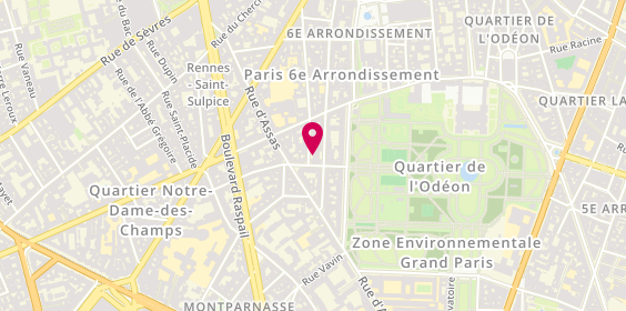 Plan de Dispensaire de Soins du Ciem, 15 Rue Jean Bart, 75006 Paris