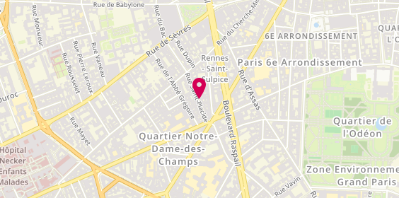 Plan de BOUCHER Sabine, 45 Rue Saint Placide, 75006 Paris