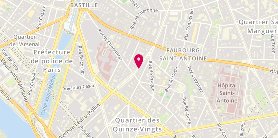 Plan de DAVID Sophie, 80 Avenue Ledru Rollin, 75012 Paris