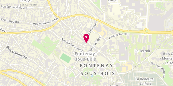 Plan de ADIDA Delphine, 54 Rue Saint Germain, 94120 Fontenay-sous-Bois