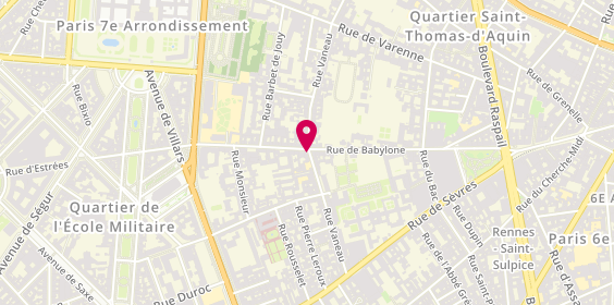 Plan de DE BRAQUILANGES Alix, 42 Rue Vaneau, 75007 Paris