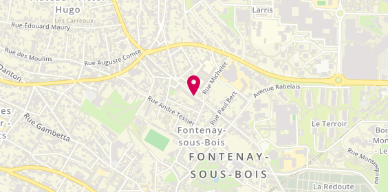 Plan de DIOP Anne, 21 Bis Boulevard Verdun, 94120 Fontenay-sous-Bois