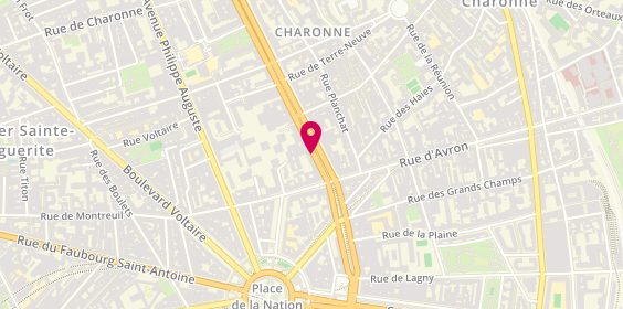 Plan de PETIT Mathilde, 41 Boulevard de Charonne, 75011 Paris