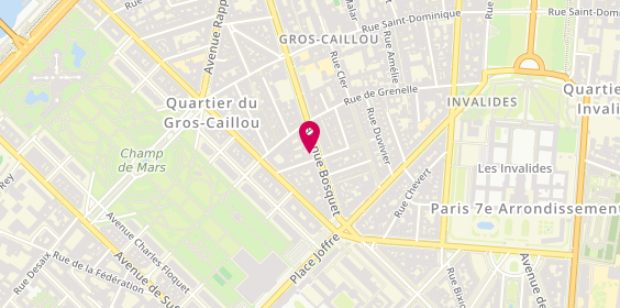 Plan de FRANCOIS Chloé, 42 Avenue Bosquet, 75007 Paris