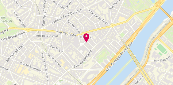 Plan de FORNARA DELAMOUR CLÉMENTINE, 7 Rue Lyautey, 75016 Paris