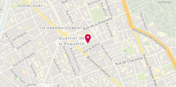 Plan de MAUPAIX Lucie, Cabinet Lucie Maupaix Orthophoniste
Boite N 81
6 Rue Mercoeur, 75011 Paris